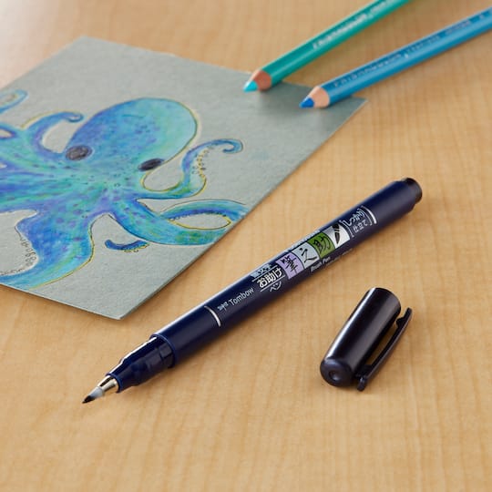 Tombow Fudenosuke Hard Tip Brush Pen
